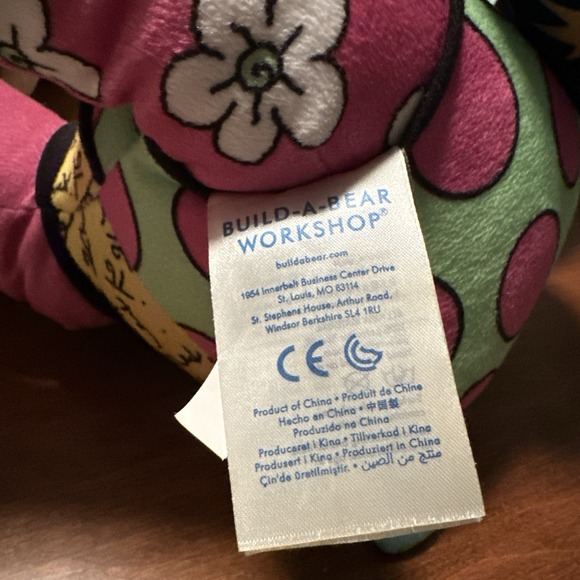 Romero Britto Build A Bear Plush Teddy Bear Brazil Pop Art Limited Edition 2015 - Picture 5 of 13